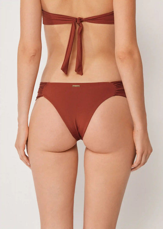 Premium Fit Draped Brazilian Swimsuit Bottom