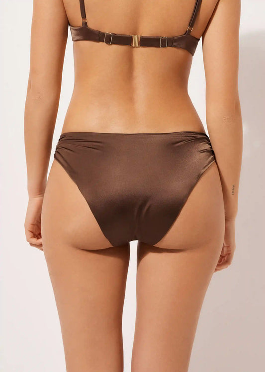Shiny Satin Swimsuit Bottoms