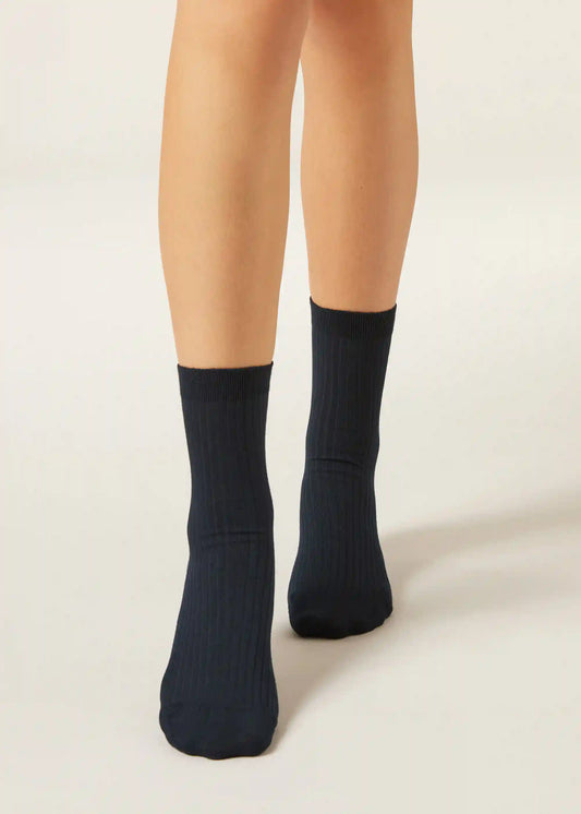 Cashmere Blend Short Socks